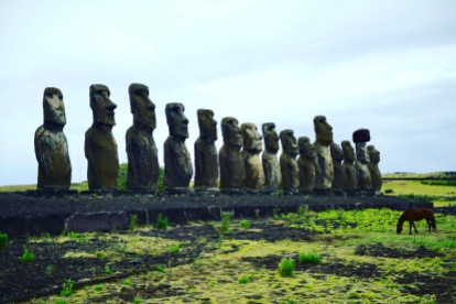 Tongariki, Easter Island, Chile